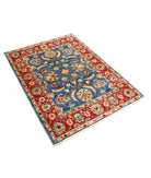 Ziegler 3'4'' X 4'8'' Hand-Knotted Wool Rug 3'4'' x 4'8'' (100 X 140) / Blue / N/A