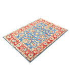 Ziegler 3'4'' X 4'8'' Hand-Knotted Wool Rug 3'4'' x 4'8'' (100 X 140) / Blue / N/A