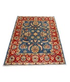 Ziegler 3'4'' X 4'8'' Hand-Knotted Wool Rug 3'4'' x 4'8'' (100 X 140) / Blue / N/A