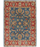 Ziegler 3'4'' X 4'8'' Hand-Knotted Wool Rug 3'4'' x 4'8'' (100 X 140) / Blue / N/A