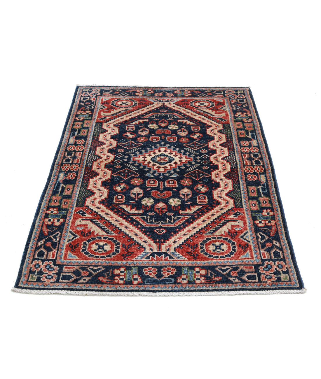 Ziegler 3'3'' X 4'8'' Hand-Knotted Wool Rug 3'3'' x 4'8'' (98 X 140) / Red / N/A