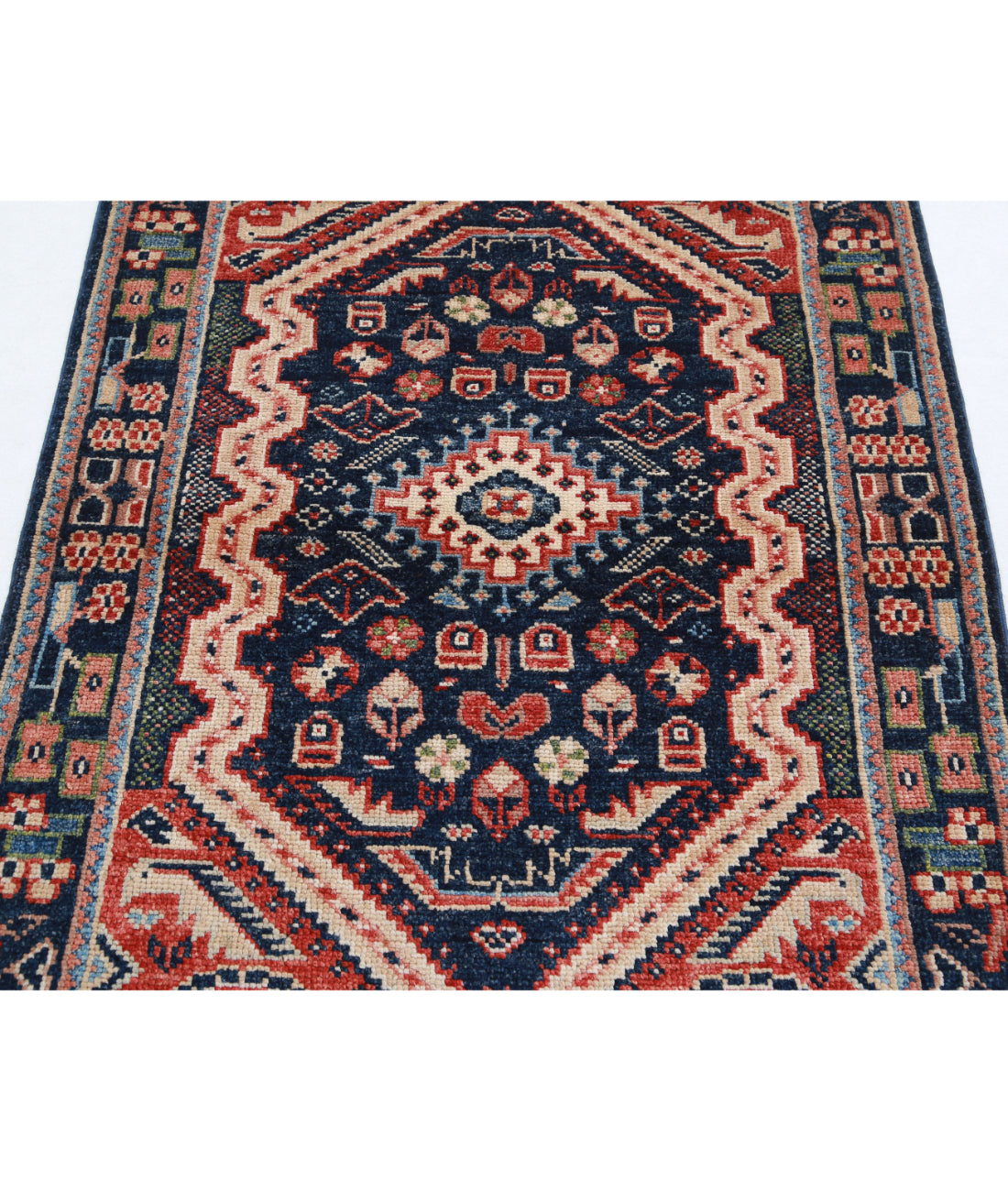 Ziegler 3'3'' X 4'8'' Hand-Knotted Wool Rug 3'3'' x 4'8'' (98 X 140) / Red / N/A