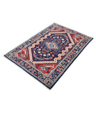 Ziegler 3'4'' X 4'10'' Hand-Knotted Wool Rug 3'4'' x 4'10'' (100 X 145) / Blue / N/A