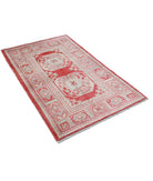 Ziegler 3'1'' X 4'9'' Hand-Knotted Wool Rug 3'1'' x 4'9'' (93 X 143) / Red / N/A