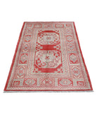 Ziegler 3'1'' X 4'9'' Hand-Knotted Wool Rug 3'1'' x 4'9'' (93 X 143) / Red / N/A