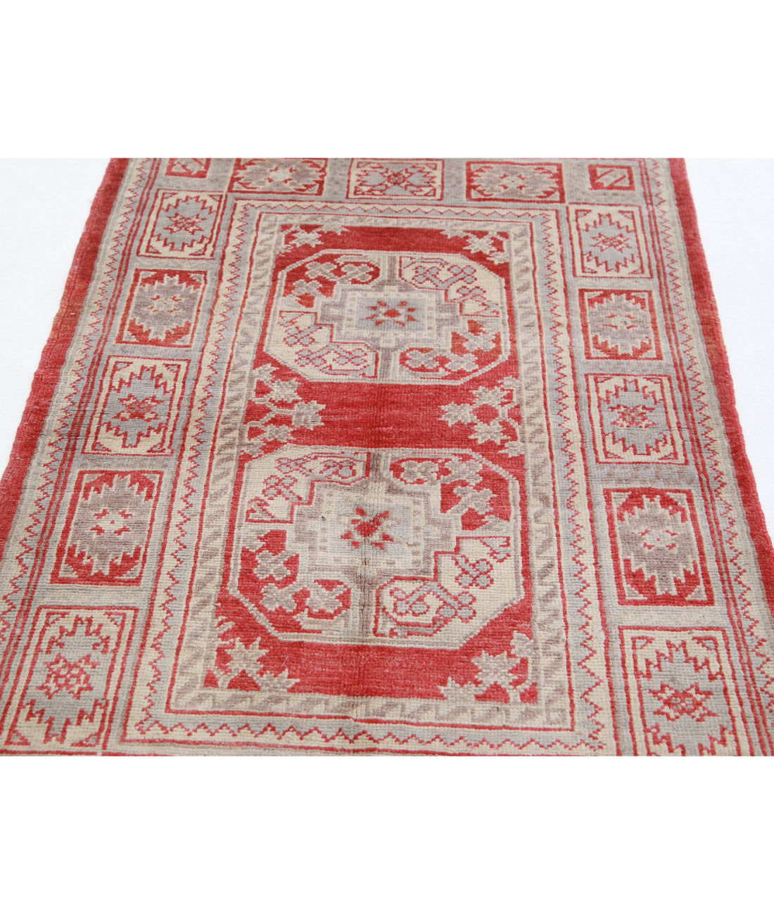 Ziegler 3'1'' X 4'9'' Hand-Knotted Wool Rug 3'1'' x 4'9'' (93 X 143) / Red / N/A