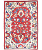 Ziegler 2'0'' X 2'11'' Hand-Knotted Wool Rug 2'0'' x 2'11'' (60 X 88) / Red / N/A