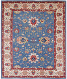 Ziegler 7'10'' X 9'5'' Hand-Knotted Wool Rug 7'10'' x 9'5'' (235 X 283) / Blue / N/A