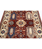 Ziegler 4'0'' X 5'9'' Hand-Knotted Wool Rug 4'0'' x 5'9'' (120 X 173) / Red / N/A