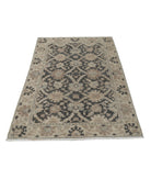 Ziegler 3'9'' X 5'7'' Hand-Knotted Wool Rug 3'9'' x 5'7'' (113 X 168) / Grey / N/A