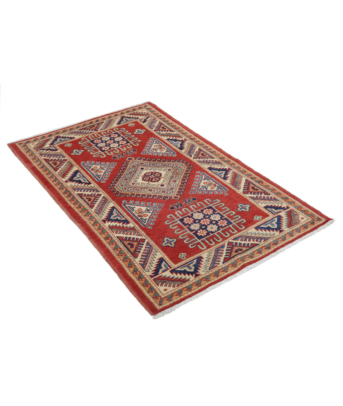 Ziegler 2'11'' X 4'11'' Hand-Knotted Wool Rug 2'11'' x 4'11'' (88 X 148) / Red / N/A