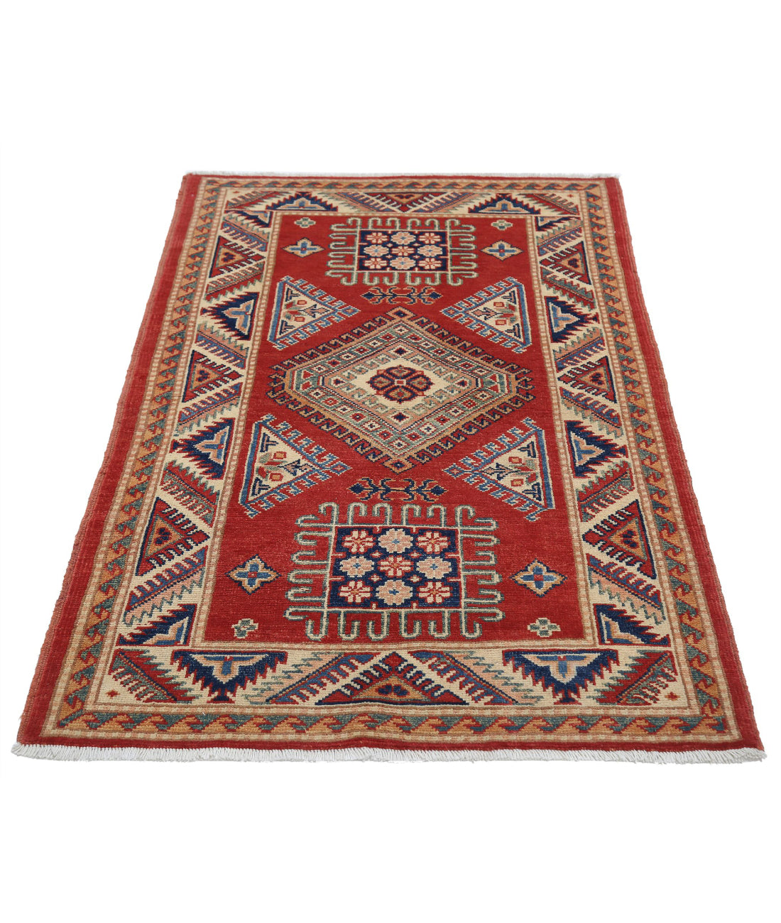 Ziegler 2'11'' X 4'11'' Hand-Knotted Wool Rug 2'11'' x 4'11'' (88 X 148) / Red / N/A