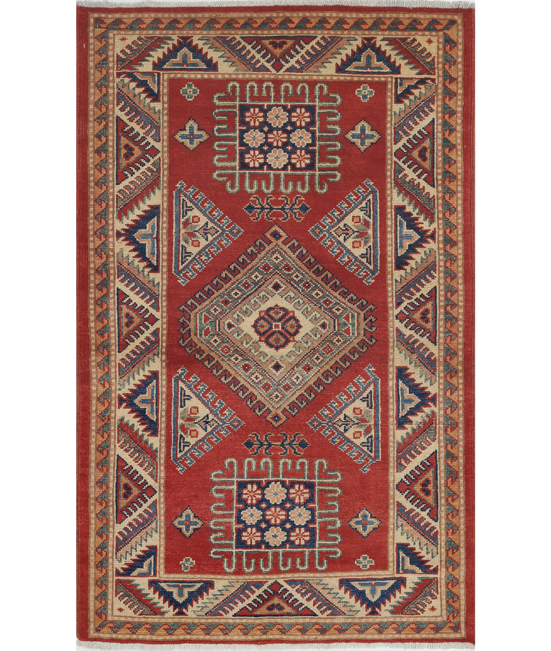 Ziegler 2'11'' X 4'11'' Hand-Knotted Wool Rug 2'11'' x 4'11'' (88 X 148) / Red / N/A