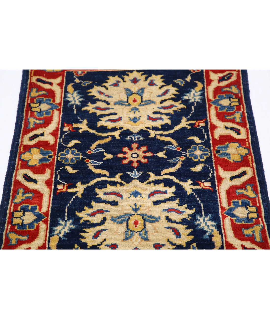 Ziegler 2'1'' X 2'11'' Hand-Knotted Wool Rug 2'1'' x 2'11'' (63 X 88) / Blue / N/A