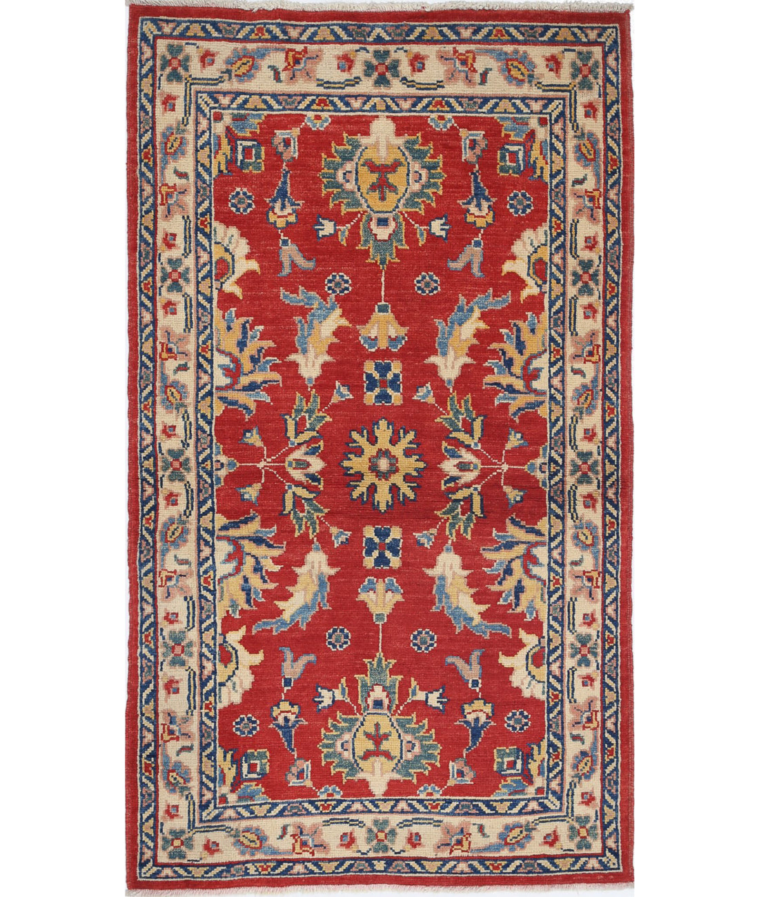 Ziegler 2'10'' X 5'1'' Hand-Knotted Wool Rug 2'10'' x 5'1'' (85 X 153) / Red / N/A