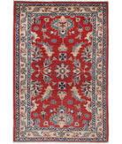 Ziegler 3'1'' X 4'8'' Hand-Knotted Wool Rug 3'1'' x 4'8'' (93 X 140) / Red / N/A