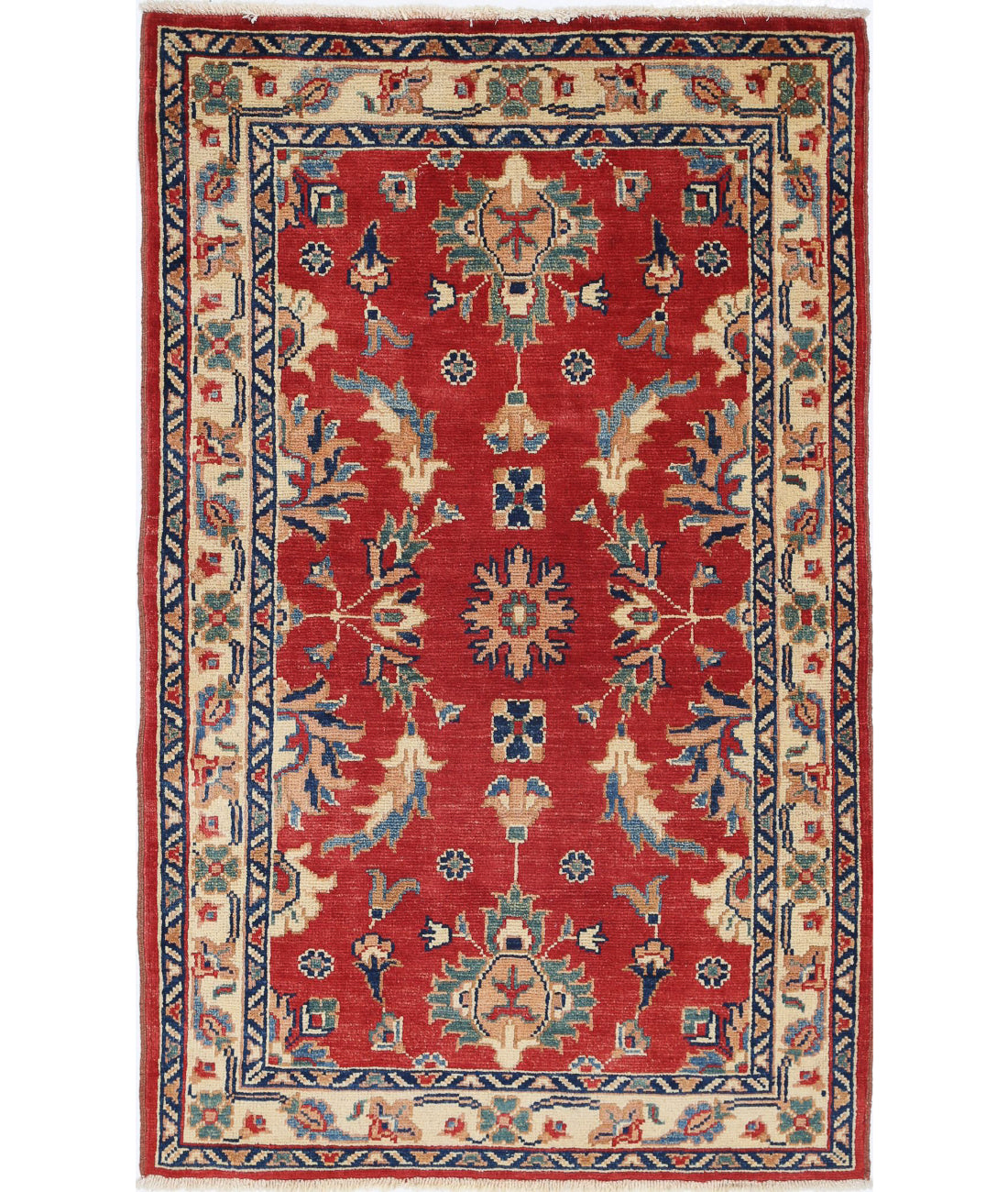 Ziegler 3'1'' X 5'0'' Hand-Knotted Wool Rug 3'1'' x 5'0'' (93 X 150) / Red / N/A