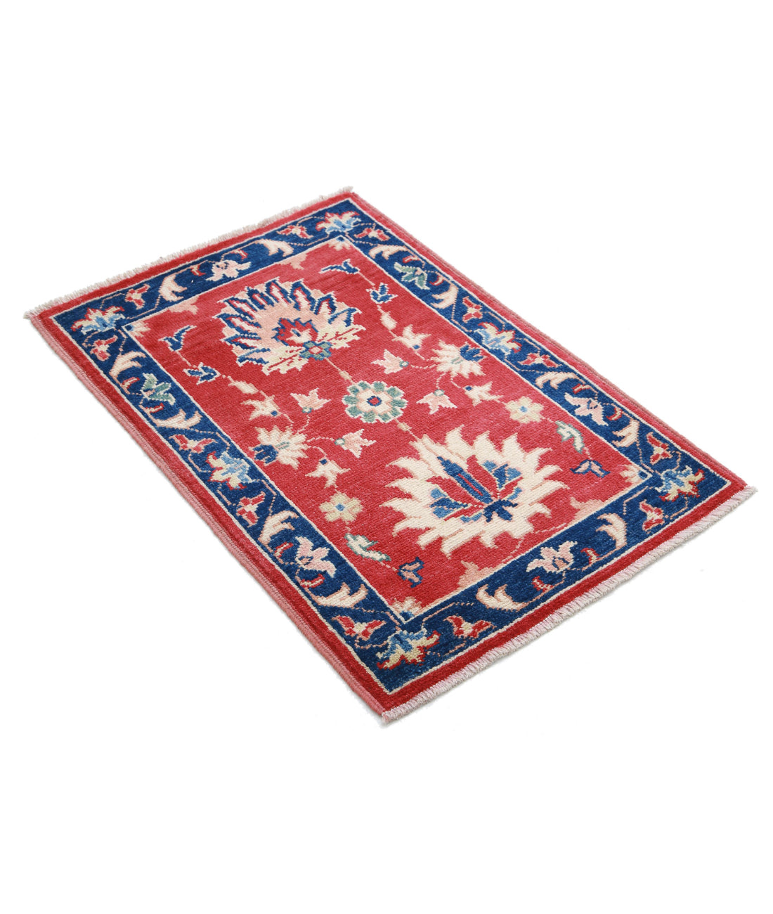 Ziegler 2'1'' X 3'1'' Hand-Knotted Wool Rug 2'1'' x 3'1'' (63 X 93) / Red / N/A