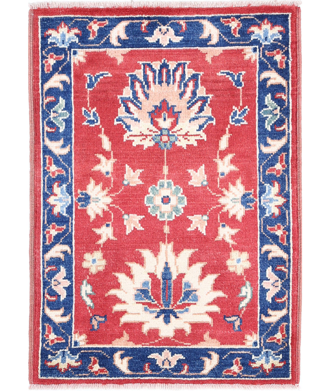 Ziegler 2'1'' X 3'1'' Hand-Knotted Wool Rug 2'1'' x 3'1'' (63 X 93) / Red / N/A