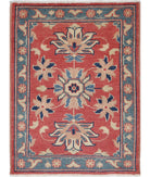 Ziegler 2'2'' X 3'0'' Hand-Knotted Wool Rug 2'2'' x 3'0'' (65 X 90) / Red / N/A