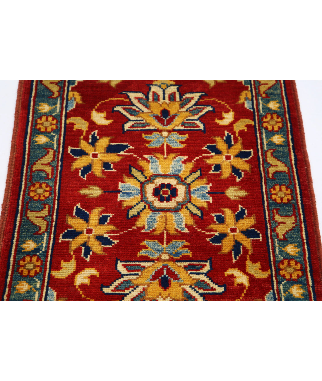 Ziegler 2'0'' X 2'11'' Hand-Knotted Wool Rug 2'0'' x 2'11'' (60 X 88) / Red / N/A