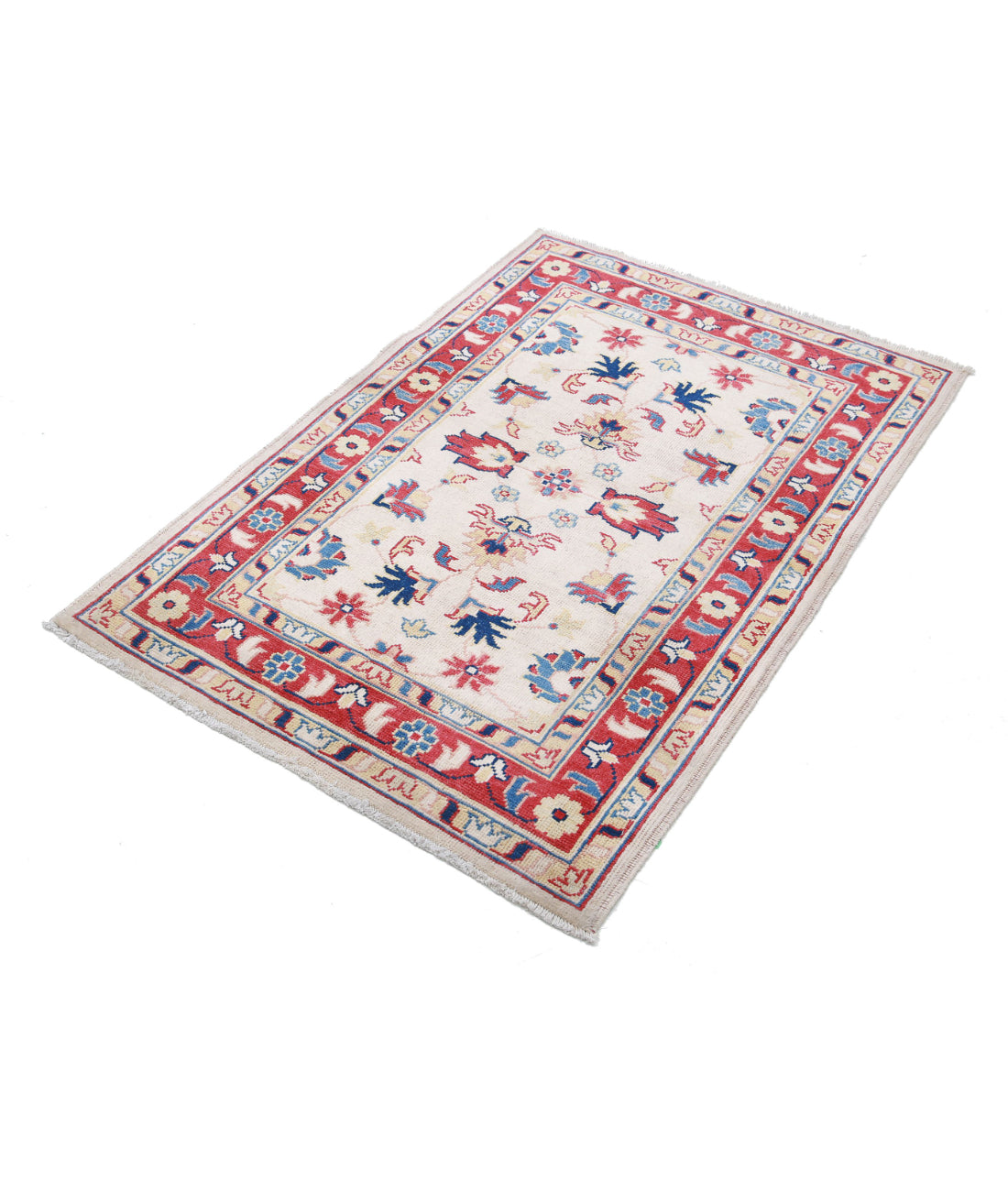 Ziegler 3'0'' X 4'6'' Hand-Knotted Wool Rug 3'0'' x 4'6'' (90 X 135) / Beige / N/A