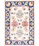 Ziegler 2'7'' X 3'9'' Hand-Knotted Wool Rug 2'7'' x 3'9'' (78 X 113) / Ivory / N/A