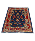 Ziegler 3'2'' X 4'7'' Hand-Knotted Wool Rug 3'2'' x 4'7'' (95 X 138) / Blue / N/A