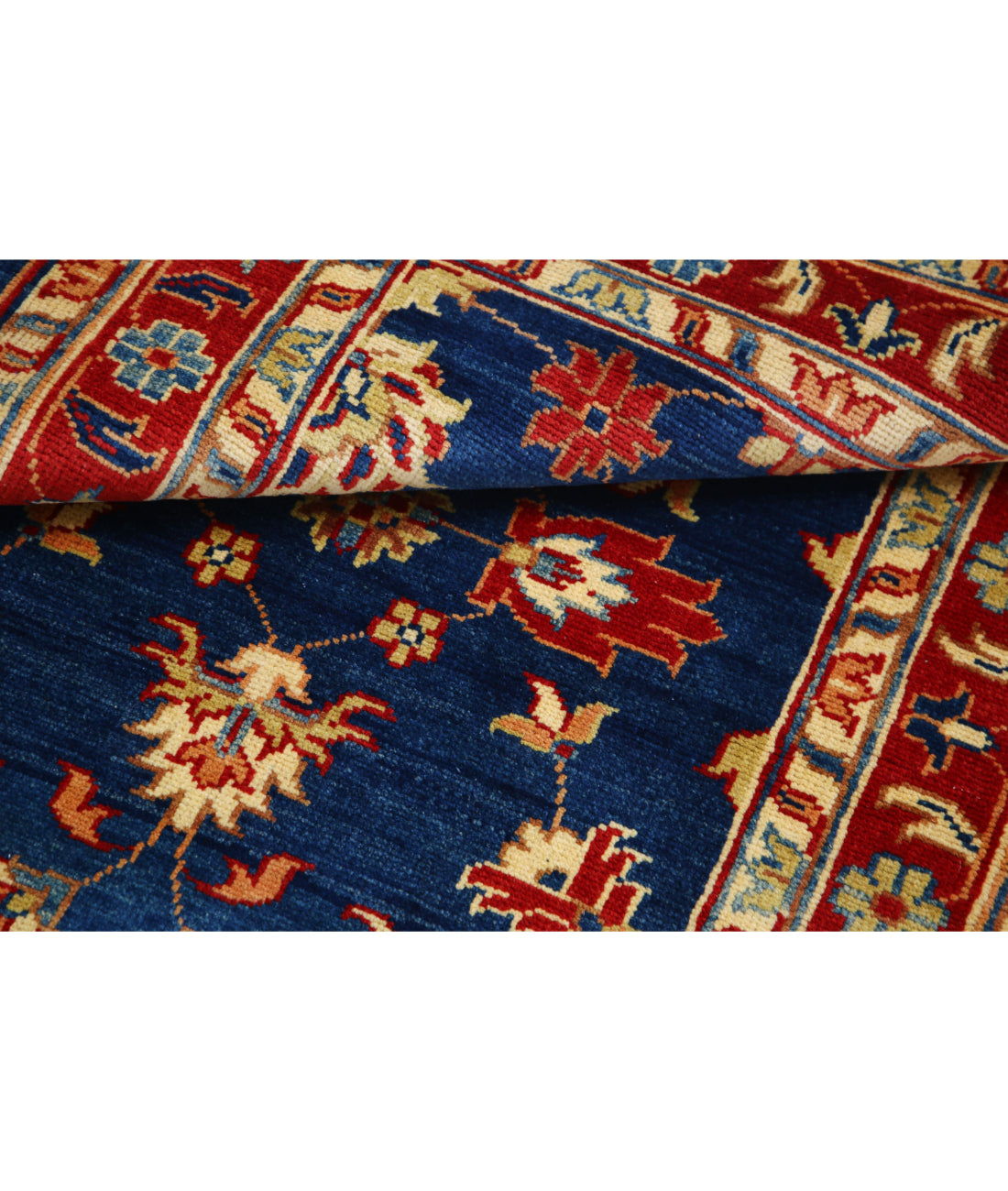 Ziegler 3'2'' X 4'7'' Hand-Knotted Wool Rug 3'2'' x 4'7'' (95 X 138) / Blue / N/A