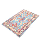 Ziegler 2'10'' X 4'9'' Hand-Knotted Wool Rug 2'10'' x 4'9'' (85 X 143) / Blue / N/A