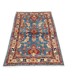 Ziegler 2'10'' X 4'9'' Hand-Knotted Wool Rug 2'10'' x 4'9'' (85 X 143) / Blue / N/A