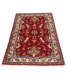 Ziegler 3'0'' X 4'9'' Hand-Knotted Wool Rug 3'0'' x 4'9'' (90 X 143) / Red / N/A