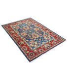 Ziegler 4'2'' X 5'11'' Hand-Knotted Wool Rug 4'2'' x 5'11'' (125 X 178) / Blue / N/A