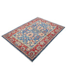 Ziegler 4'2'' X 5'11'' Hand-Knotted Wool Rug 4'2'' x 5'11'' (125 X 178) / Blue / N/A