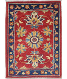 Ziegler 2'0'' X 3'0'' Hand-Knotted Wool Rug 2'0'' x 3'0'' (60 X 90) / Red / N/A