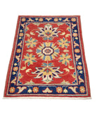 Ziegler 2'0'' X 2'10'' Hand-Knotted Wool Rug 2'0'' x 2'10'' (60 X 85) / Red / N/A