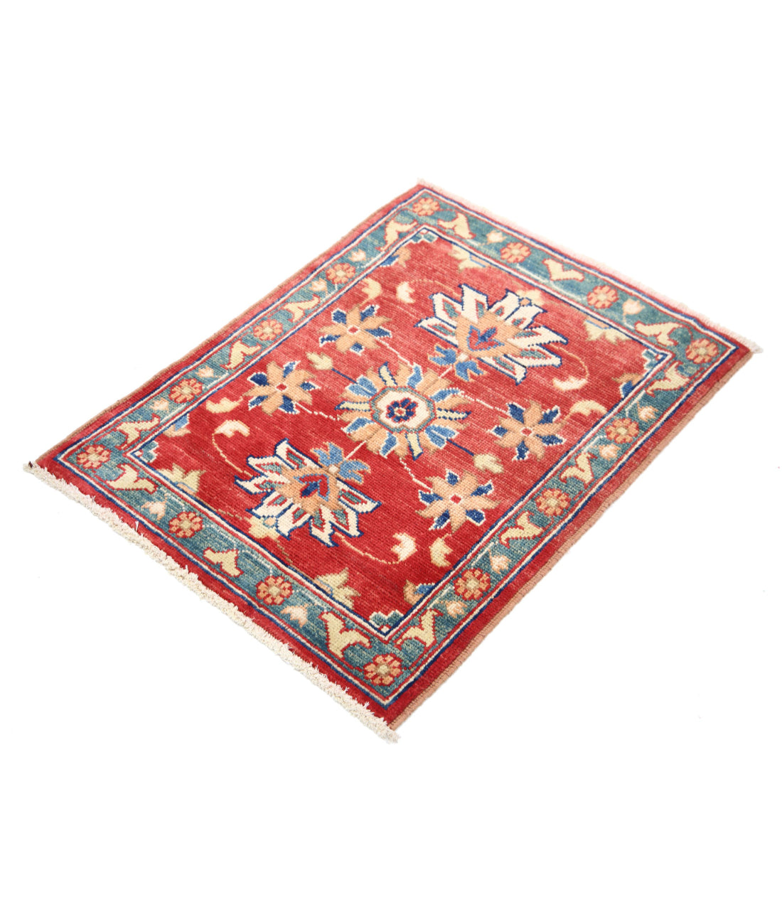 Ziegler 2'0'' X 2'9'' Hand-Knotted Wool Rug 2'0'' x 2'9'' (60 X 83) / Red / N/A