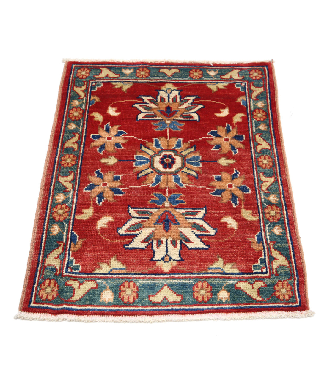 Ziegler 2'0'' X 2'9'' Hand-Knotted Wool Rug 2'0'' x 2'9'' (60 X 83) / Red / N/A