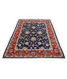 Ziegler 4'8'' X 6'5'' Hand-Knotted Wool Rug 4'8'' x 6'5'' (140 X 193) / Blue / N/A