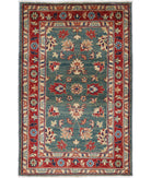 Ziegler 2'10'' X 4'6'' Hand-Knotted Wool Rug 2'10'' x 4'6'' (85 X 135) / Green / N/A