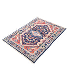 Ziegler 3'5'' X 4'9'' Hand-Knotted Wool Rug 3'5'' x 4'9'' (103 X 143) / Blue / N/A