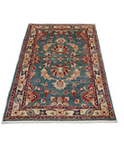 Ziegler 3'1'' X 4'8'' Hand-Knotted Wool Rug 3'1'' x 4'8'' (93 X 140) / Green / N/A