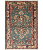 Ziegler 3'1'' X 4'8'' Hand-Knotted Wool Rug 3'1'' x 4'8'' (93 X 140) / Green / N/A