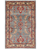 Ziegler 3'1'' X 4'9'' Hand-Knotted Wool Rug 3'1'' x 4'9'' (93 X 143) / Grey / N/A