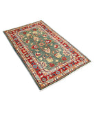 Ziegler 3'2'' X 4'11'' Hand-Knotted Wool Rug 3'2'' x 4'11'' (95 X 148) / Green / N/A