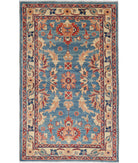 Ziegler 2'1'' X 4'1'' Hand-Knotted Wool Rug 2'1'' x 4'1'' (63 X 123) / Blue / N/A