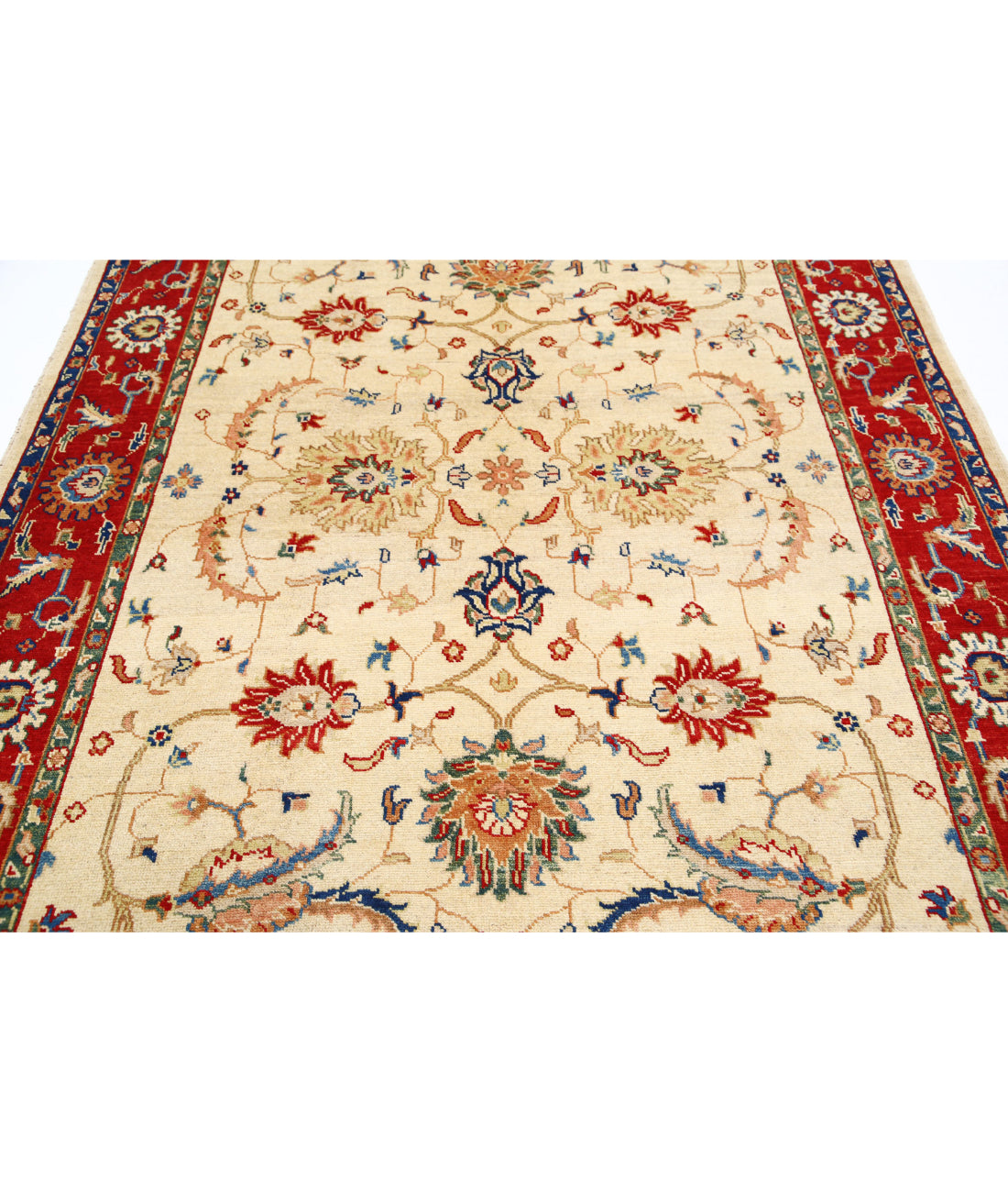 Ziegler 6'5'' X 10'0'' Hand-Knotted Wool Rug 6'5'' x 10'0'' (193 X 300) / Beige / N/A