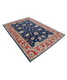 Ziegler 6'1'' X 8'11'' Hand-Knotted Wool Rug 6'1'' x 8'11'' (183 X 268) / Blue / N/A