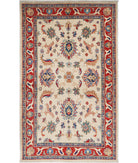 Ziegler 4'0'' X 6'7'' Hand-Knotted Wool Rug 4'0'' x 6'7'' (120 X 198) / Beige / N/A