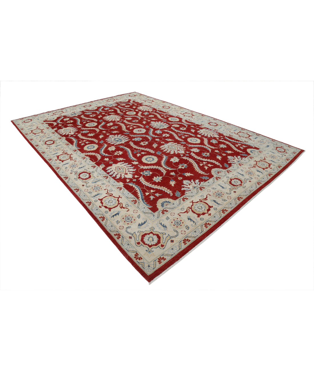 Ziegler 8'9'' X 12'4'' Hand-Knotted Wool Rug 8'9'' x 12'4'' (263 X 370) / Red / N/A